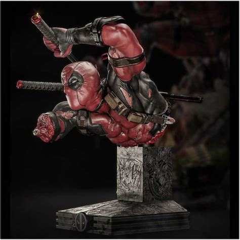 deadpool bust stl.